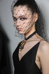 Backstage at Christian Dior Couture Fall 2019