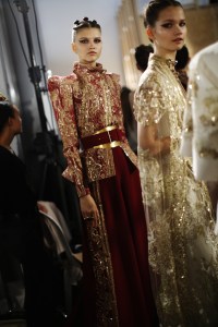 Backstage at Elie Saab Haute Couture Fall 2019, photographed in Paris on July 3rd, 2019.