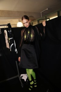 Backstage at Jean Paul Gaultier Couture Fall 2019
