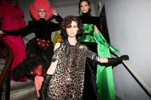 Backstage at Jean Paul Gaultier Couture Fall 2019