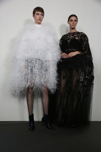 Backstage at Givenchy Couture Fall 2019
