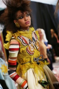 Backstage at Viktor & Rolf Couture Fall 2019