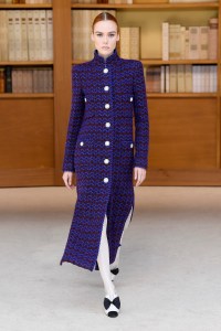 Model on the catwalk