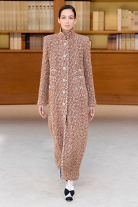 Model on the catwalk
