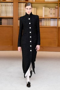 Model on the catwalk