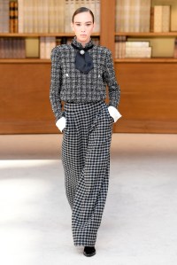 Model on the catwalk