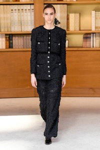 Model on the catwalk