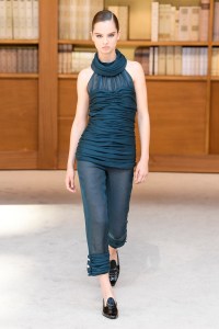 Model on the catwalk