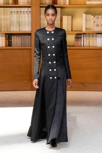 Model on the catwalk