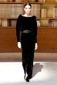 Model on the catwalk