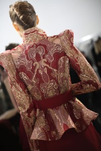 Backstage at Elie Saab Haute Couture Fall 2019
