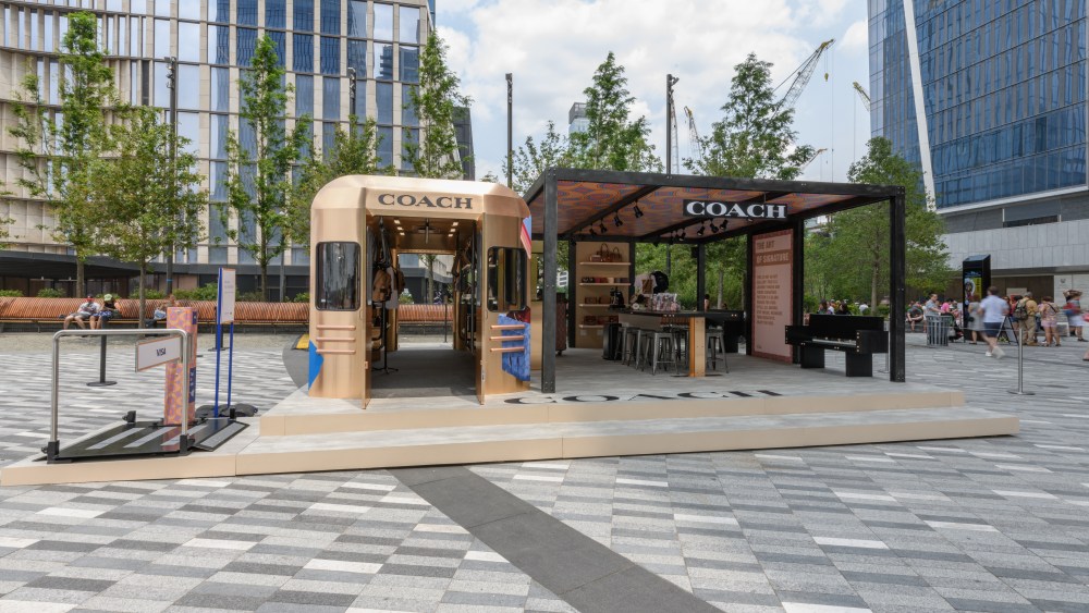 Coach's Art of Signature pop-up at Hudson Yards.