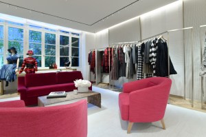 Inside the Chanel beauty boutique.