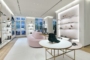 Inside the Chanel beauty boutique.