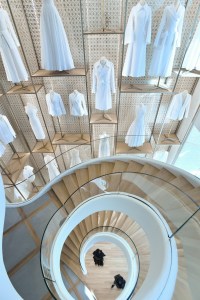 The staircase in the Champs-Elyses Dior store.