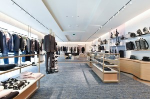 The men's section in the Champs-Elyses Dior store.