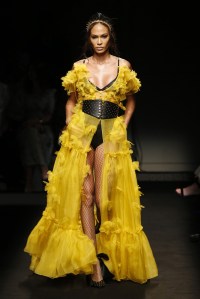 Joan Smalls on the catwalk