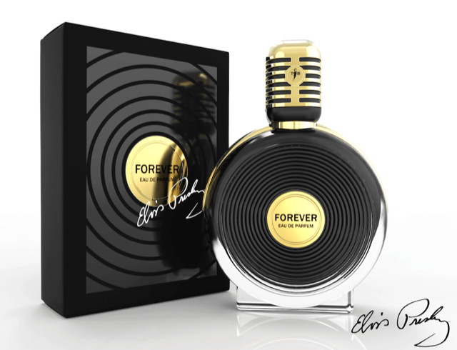 The 'Forever' fragrance from the Elvis Presley fragrance collection launching this fall.