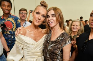 Celine Dion and Carine Roitfeld