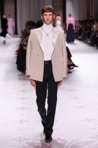 Model on the catwalk