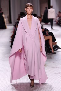 Model on the catwalk