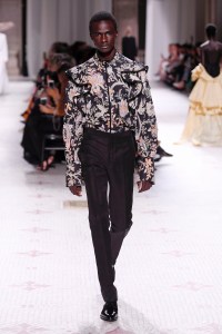 Model on the catwalk