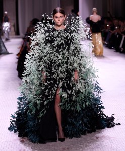 Kaia Gerber on the catwalk