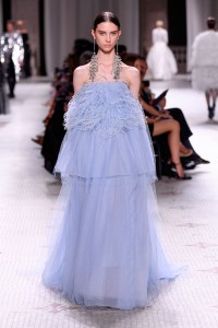 Model on the catwalk