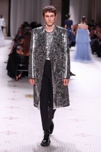 Model on the catwalk