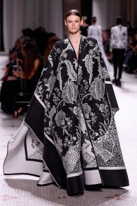 Model on the catwalk