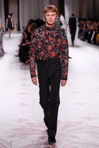 Model on the catwalk