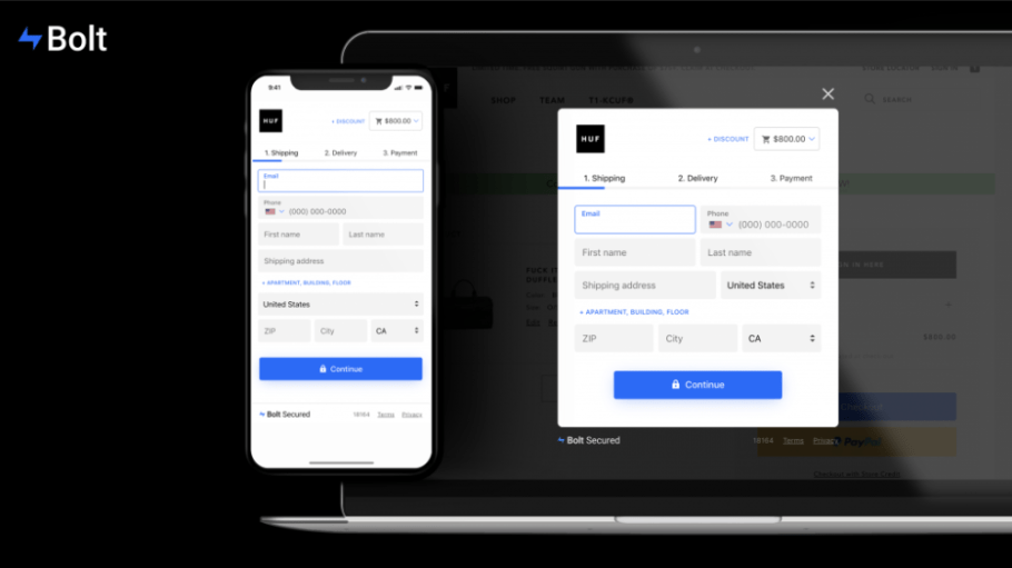 Bolt's checkout solution allows online retailers to compete with Amazon.