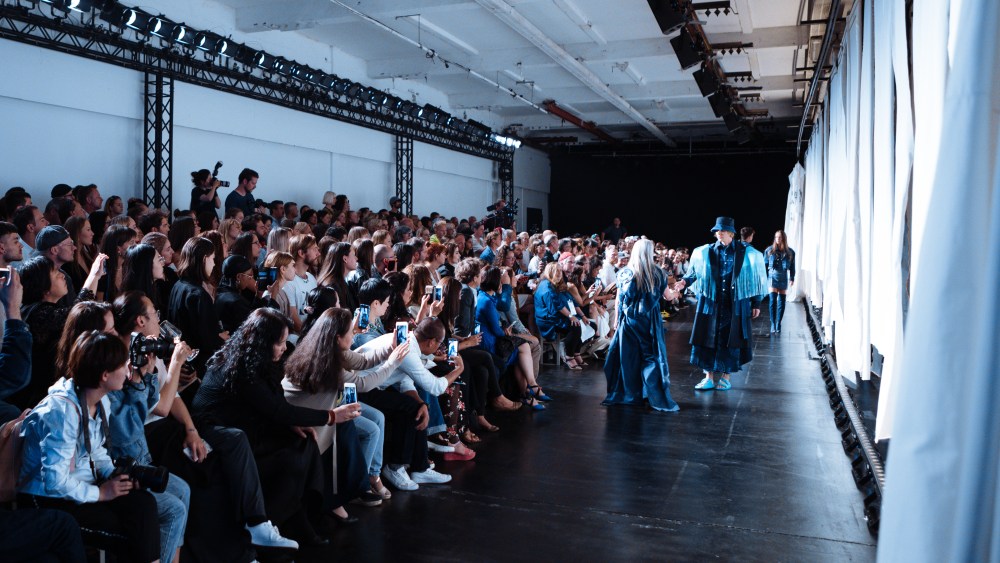 I-Skool finalists’ show pieces arrived on a somewhat experimental runway in Berlin.