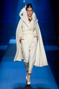 Anna Cleveland on the catwalk