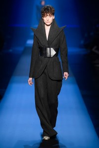 Model on the catwalk