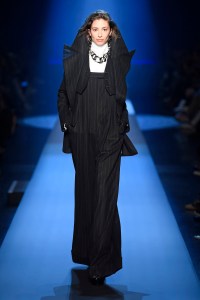 Model on the catwalk