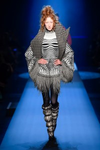 Model on the catwalk