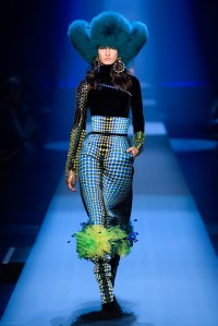 Model on the catwalk