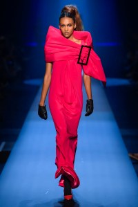 Model on the catwalk