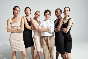A look from Karla Welch's collaboration with Express/