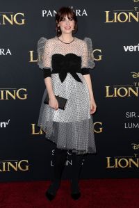Zooey Deschanel
'The Lion King' film premiere, Arrivals, Dolby Theatre, Los Angeles, USA - 09 Jul 2019
Wearing Abodi