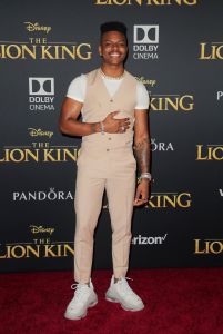 Aubrey Joseph
'The Lion King' film premiere, Arrivals, Dolby Theatre, Los Angeles, USA - 09 Jul 2019