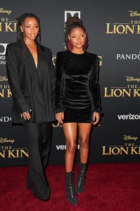 Chloe Bailey and Halle Bailey
'The Lion King' film premiere, Arrivals, Dolby Theatre, Los Angeles, USA - 09 Jul 2019