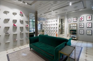 The Manolo Blahnik store in Paris