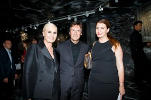 Maria Grazia Chiuri, Pietro Beccari and Marlene Schiappa