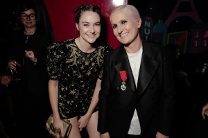 Shailene Woodley and Maria Grazia Chiuri