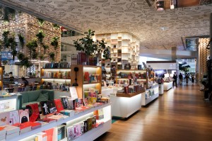 The Open House bookstore at Central Embassy, where childcare services are on-site.