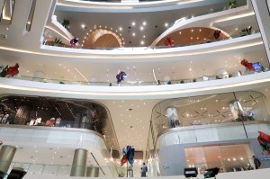 Inside the Iconsiam mall in Bangkok, Thailand.
