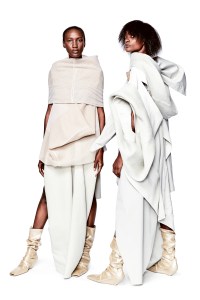 An image from Rick Owens new book featuring photographs by Danielle Levitt.