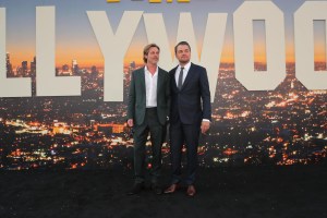 Brad Pitt and Leonardo DiCaprio at the Premiere of Sony Pictures' "Once Upon A Time In Hollywood" at the TCL Chinese Theatre.Sony Pictures 'Once Upon A Time In Hollywood' film premiere, Arrivals, TCL Chinese Theatre, Hollywood, CA, USA - 22 July 2019